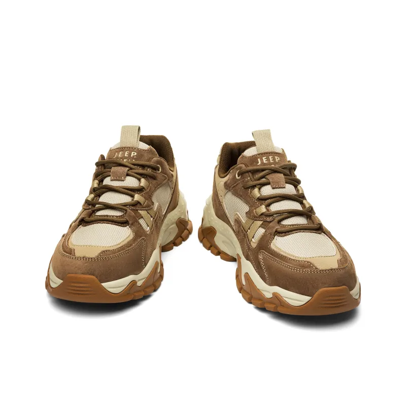 JEEP SPIRIT Low-Top Chunky Sneakers Men's Cuban Brown-4
