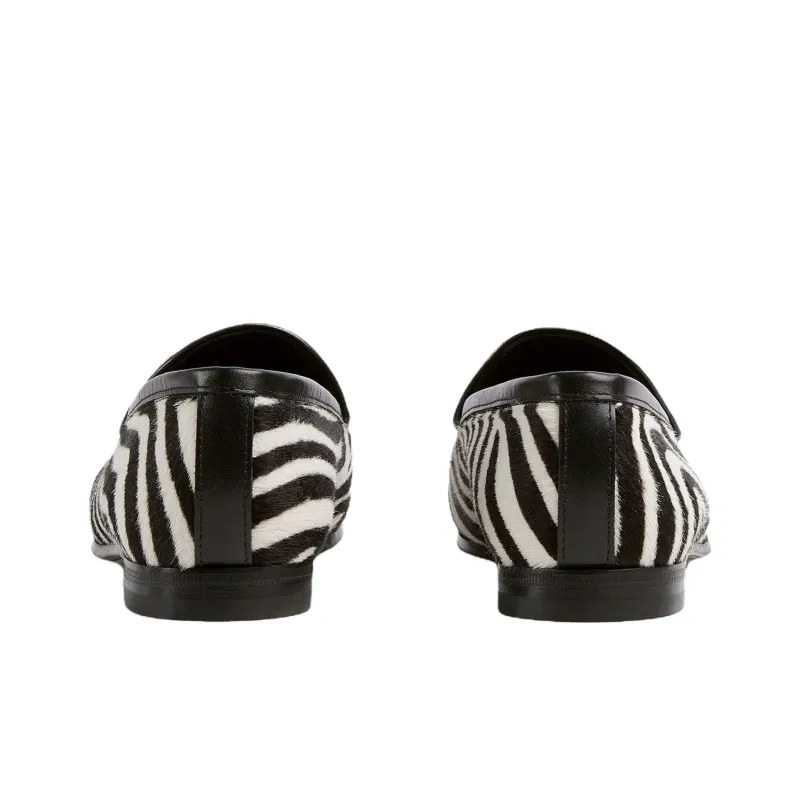 GUCCI Jordaan Casual Single Shoes Women's Black White-3