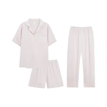XIAFENYAN Pajama Set Women's Purple Pink