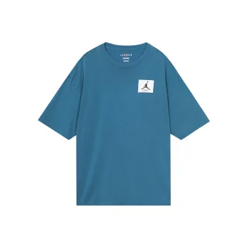 Jordan Drop Shoulder Sleeve T Shirt Men's Dark Blue
