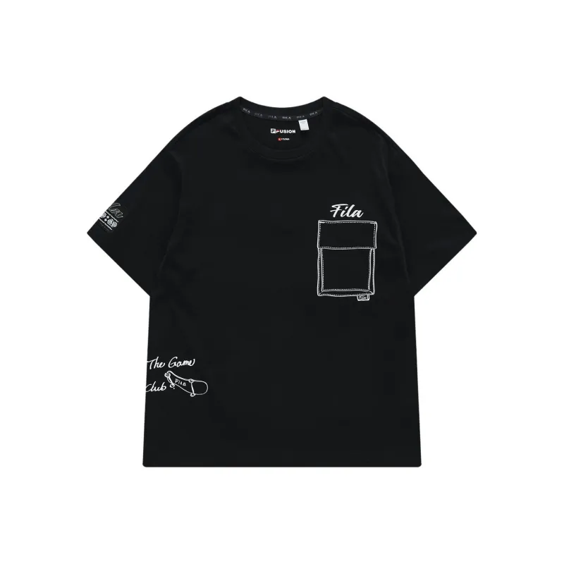FILA FUSION T Shirt Men's Black-0