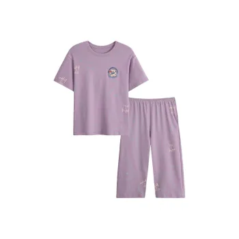 GOSO Pajama Set Women's Dark Purple