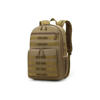 AUNG Polyester Backpack Unisex Coyote Brown/ACU Digital Camouflage