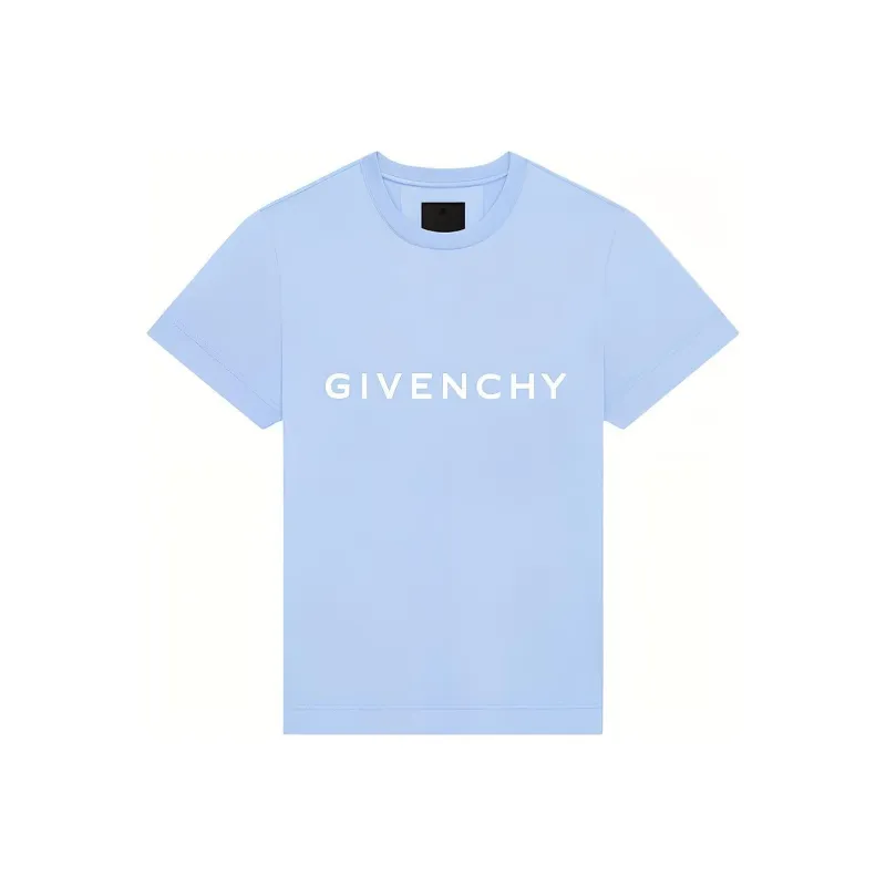 GIVENCHY SS23 T Shirt Men's Light Blue-0