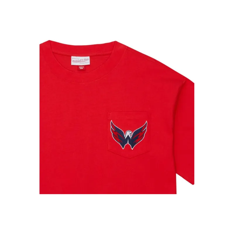 Mitchell Ness T Shirts Men Red-4