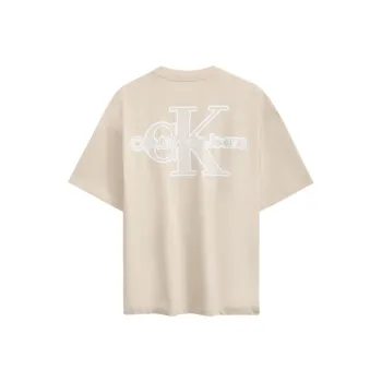 CALVIN KLEIN T Shirt Unisex Light Khaki