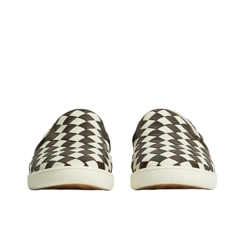 Bottega Veneta Sawyer Check Patterned Slip On Sneakers-2