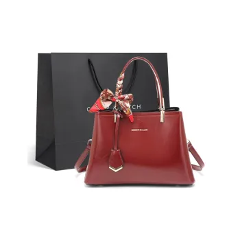 CLEVER& KETCH PU Shoulder Bag, Crossbody Bag, Handbag Women's Red