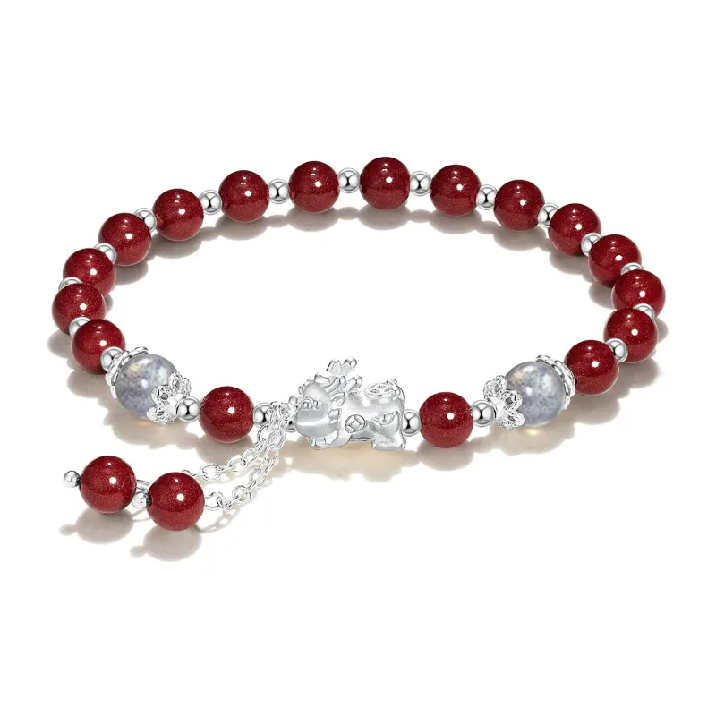 Jodie&Kevin Reconstructed Cinnabar Bracelets Women's-0