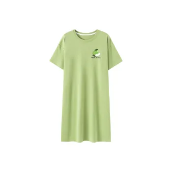 GOSO Nightgown Women's Yellow Green