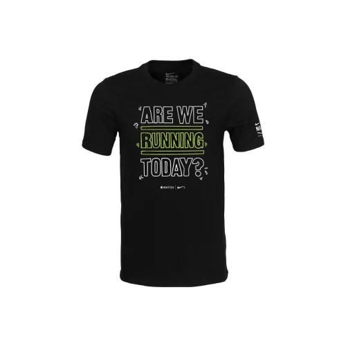 Nike T Shirts Unisex Black