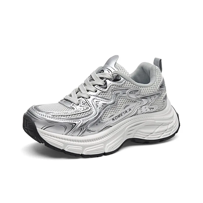 KOMETA.A Anti Slip And Wear Resistant Height Increasing Low Top Chunky Sneakers Unisex-20