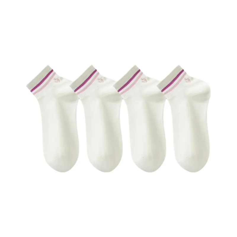 Temooues Ankle Socks Women's Combo Set-4