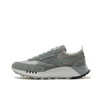 Reebok CL LEGACY W+ Anti Slip And Wear Resistant Height Increasing Low Top Running Shoes Unisex Glacier Gray