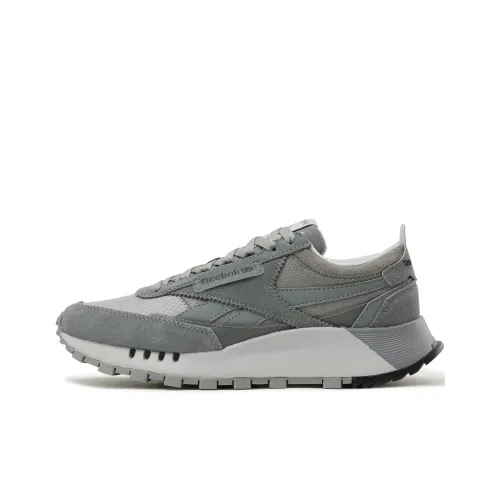 Reebok CL LEGACY W+ Anti Slip And Wear Resistant Height Increasing Low Top Running Shoes Unisex Glacier Gray