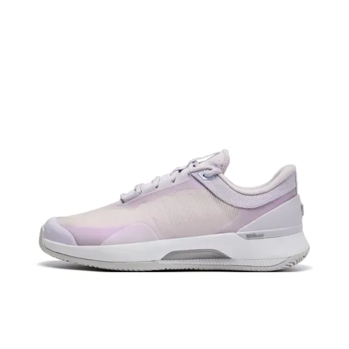 Wilson Cushioning, Slip Resistant, Abrasion Resistant, Breathable Low Top Tennis Shoes Women's Lavender