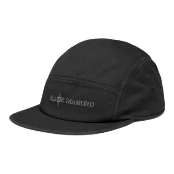 BLACK DIAMOND Stainless Steel Cotton Baseball Caps Men's Black
