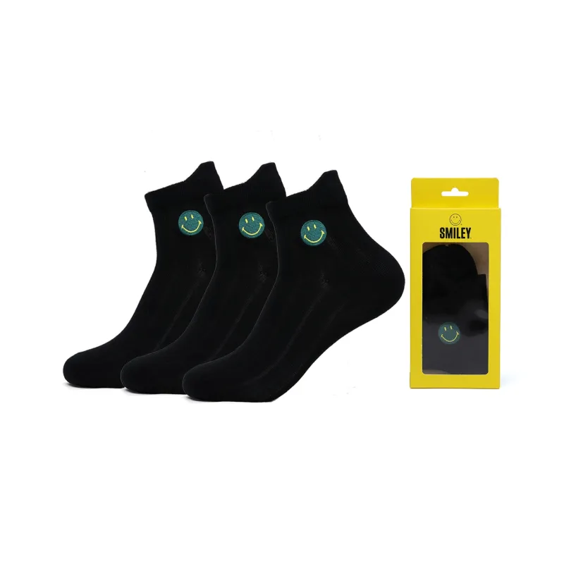 SMILEY Mid Calf Socks Unisex Combo Set-10