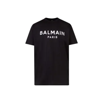 BALMAIN Logo T Shirt 'Black'
