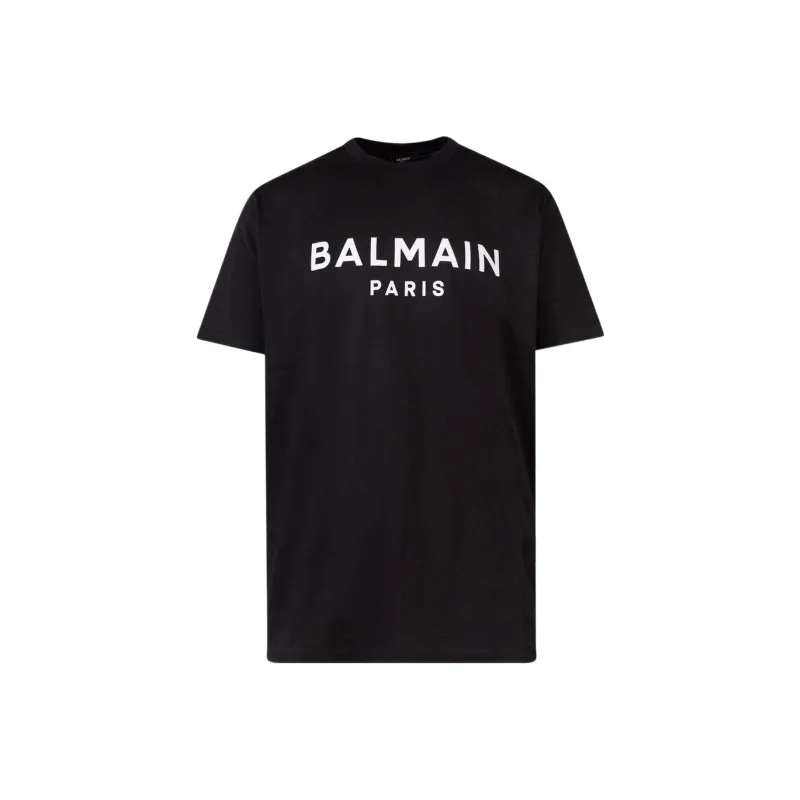 BALMAIN Logo T Shirt 'Black'-0