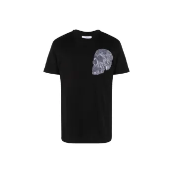 PHILIPP PLEIN Skull print Cotton T shirt