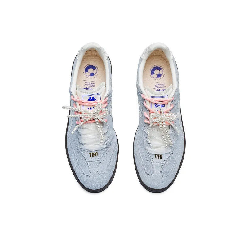 Kappa Tifo Back to Back Anti Slip Wear Resistant Low Top Skateboard Shoes Women's Blue-3