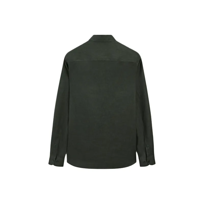 Massimo Dutti Shirt Men's Dark Green-1