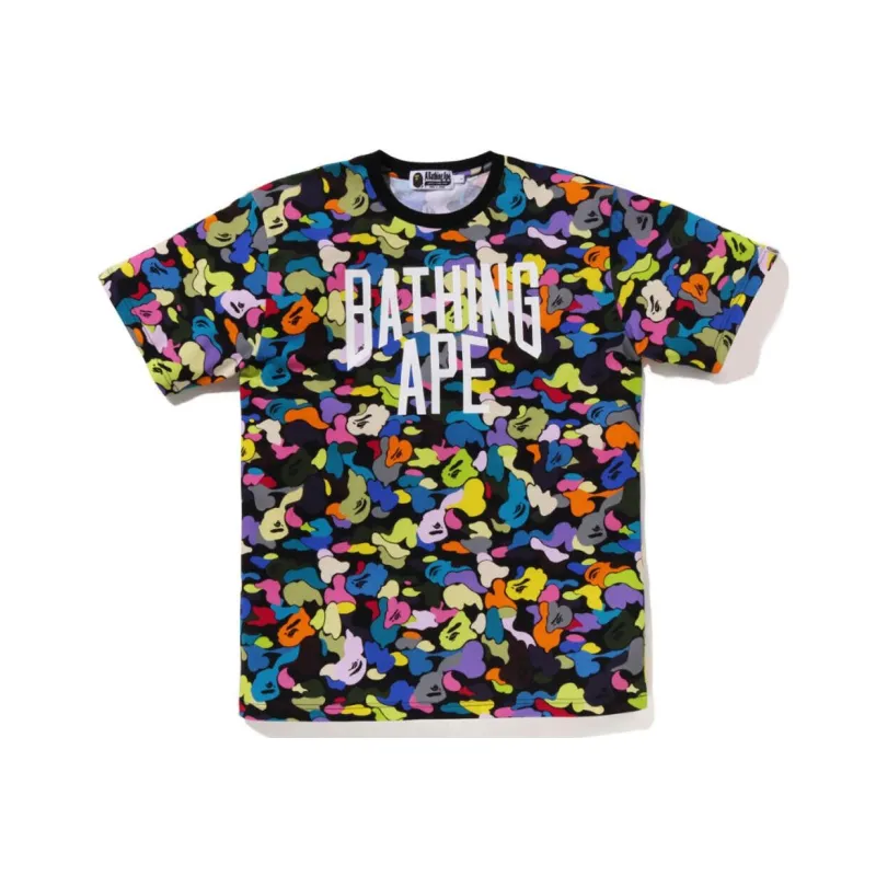 Bape Multi Camo Nyc Logo Tee-2