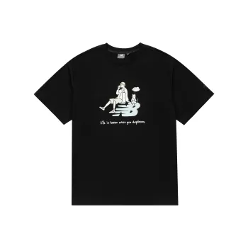 New Balance x PK LIANMINGKUANXILIE New Balance × PK Co branded Series T Shirt Unisex Black