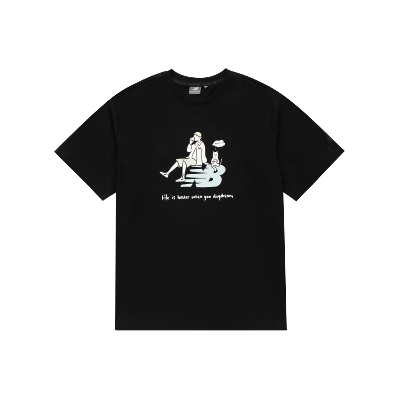 New Balance x PK LIANMINGKUANXILIE New Balance × PK Co branded Series T Shirt Unisex Black-0