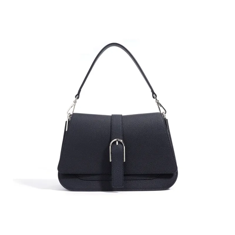 COURONNE Top Grain Cow Leather One Shoulder Handbag Women's Multicolor-7