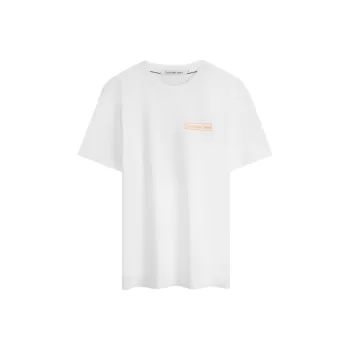 CALVIN KLEIN T Shirt Unisex Moon White