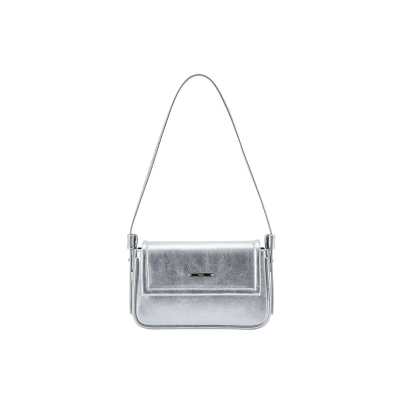 SEM/R PU Crossbody Bag, Shoulder Bag Medium Size Women's Smoke Gray, Silver/White, Yellow Tone, Pink Tone-6