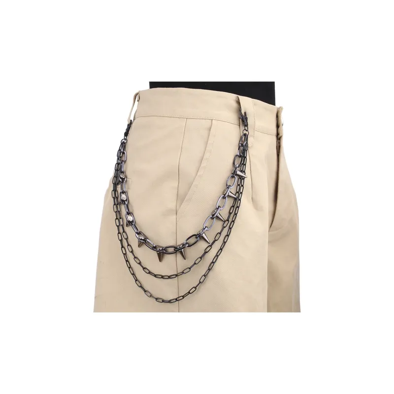 CENTURY&KINDLE Metal Pants Chains Unisex-3