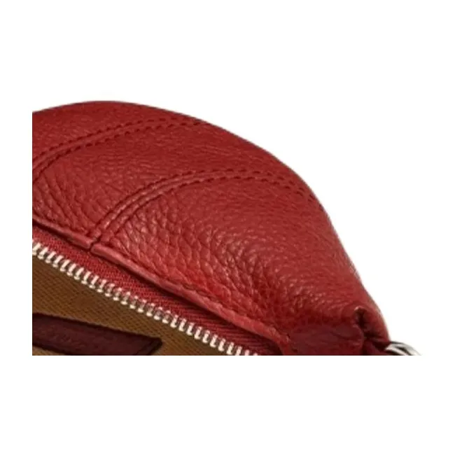 Lemaire Croissant Series Cow Leather Coin Purse Unisex Russet-4