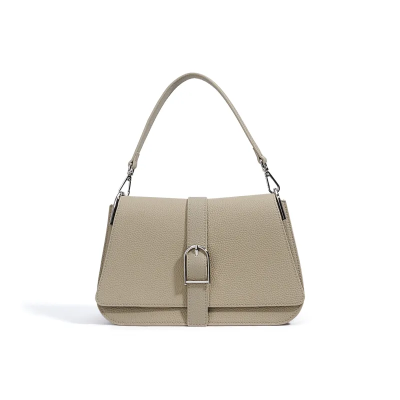 COURONNE Top Grain Cow Leather One Shoulder Handbag Women's Multicolor-11