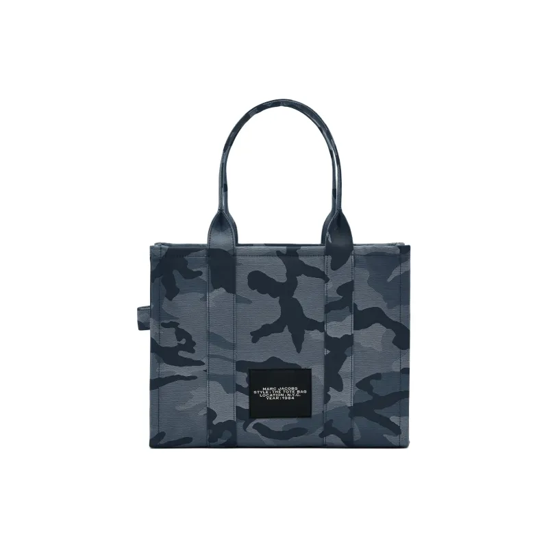 MARC JACOBS Woven Jacquard Tote Bag, Shopping Bag, Handbag Large Size Women's Blue-2