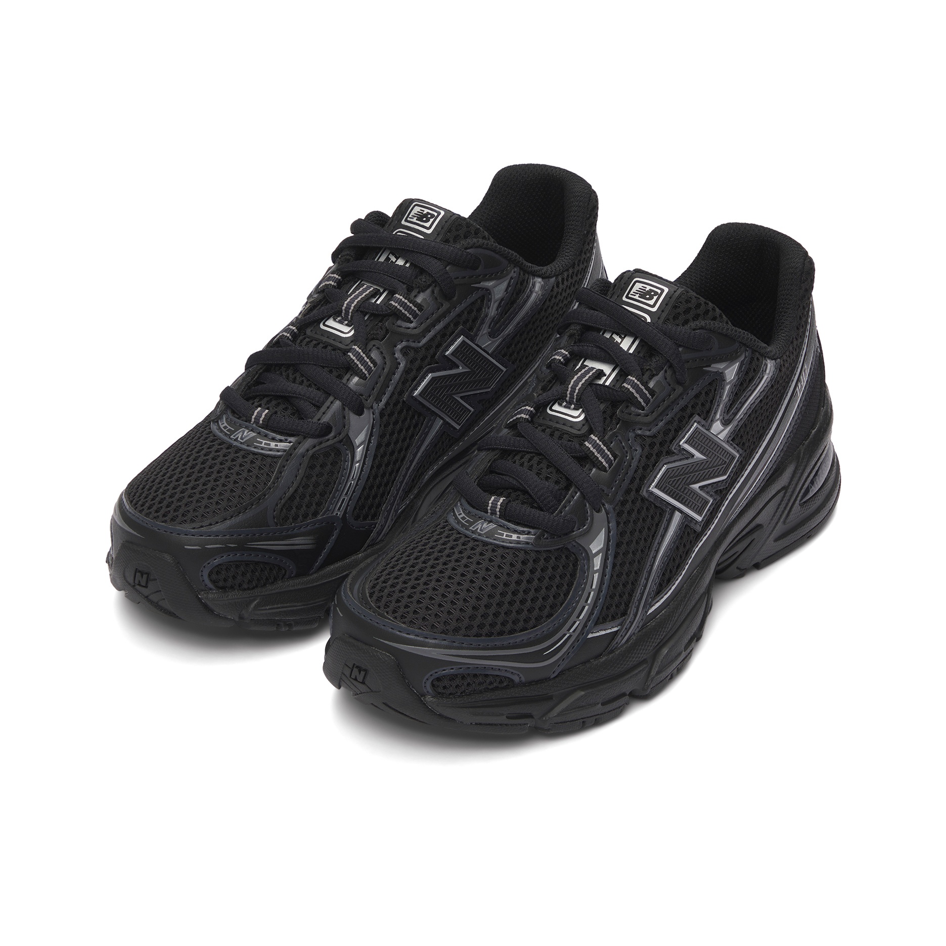 New Balance 740v2 Black Grey Silver - POIZON