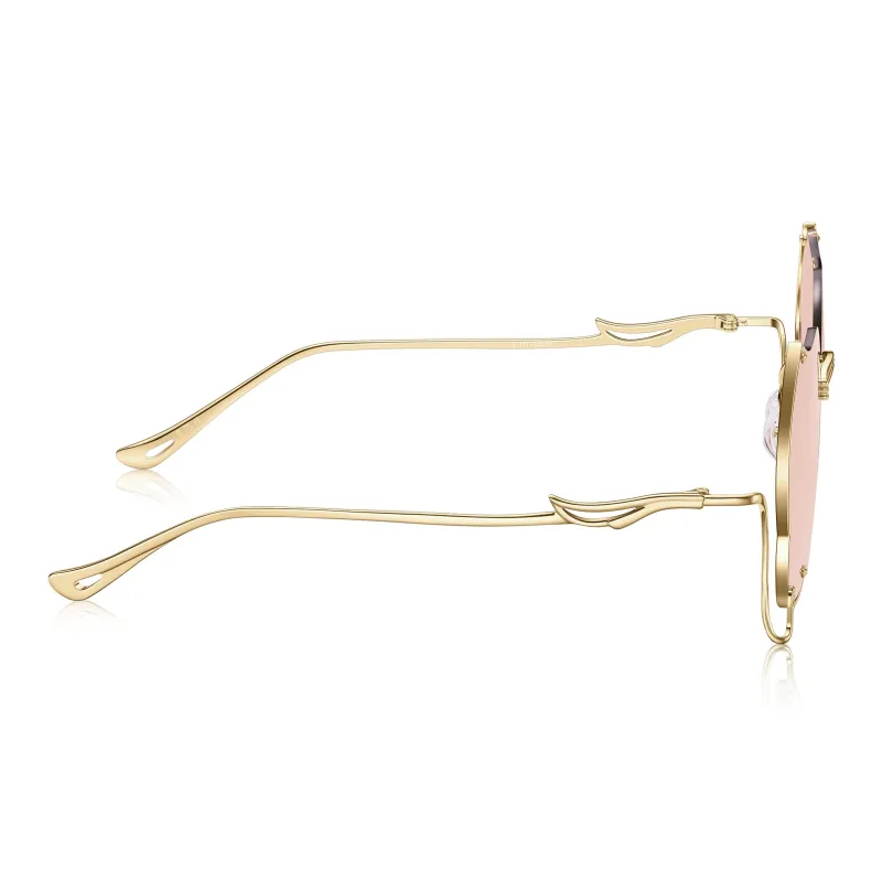 Lao Feng Xiang Β Titanium Irregular Shape Sunglasses Women's-1