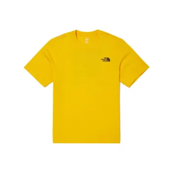 THE NORTH FACE Cotton Nse Box Logo S/S R/Tee Yellow Korea Version