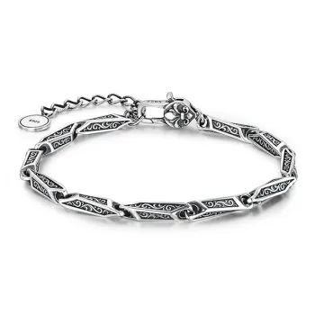 MYSH 925 Sterling Silver Bracelets Men's