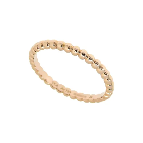 Van Cleef & Arpels Rose Gold Rings Unisex Pink Gold