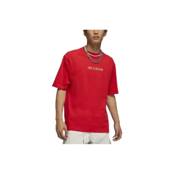 Jordan Air T Shirts Men Red