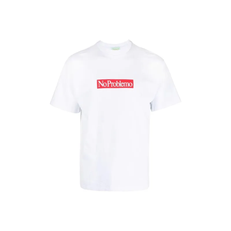 Aries No Problemo Printed Crewneck T-Shirt-0