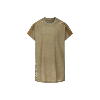 LIFEGOESON T-Shirts Unisex Fallen Leaves Green