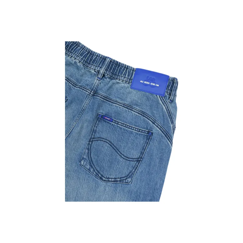 Angel Chen X Lee ANGEL CHEN Collaboration Jeans Unisex Medium Blue-4