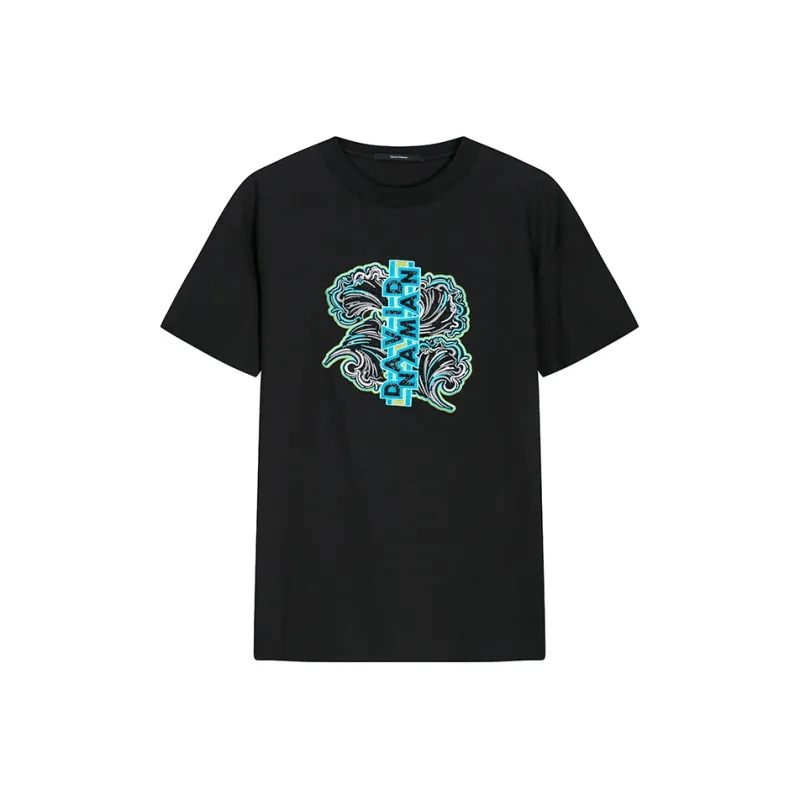 DAVID NAMAN T Shirts Men Black-0