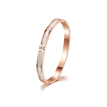 AGOVSKI Titanium Steel Bangles Women's