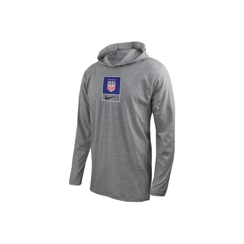 Nike Uswnt Men's Nike Soccer Long Sleeve Hooded T Shirt-0