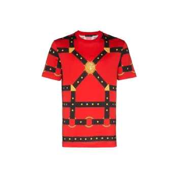 VERSACE T-Shirts Men Red